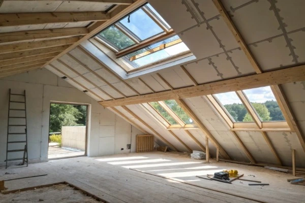 Fensternischen im Dachausbau